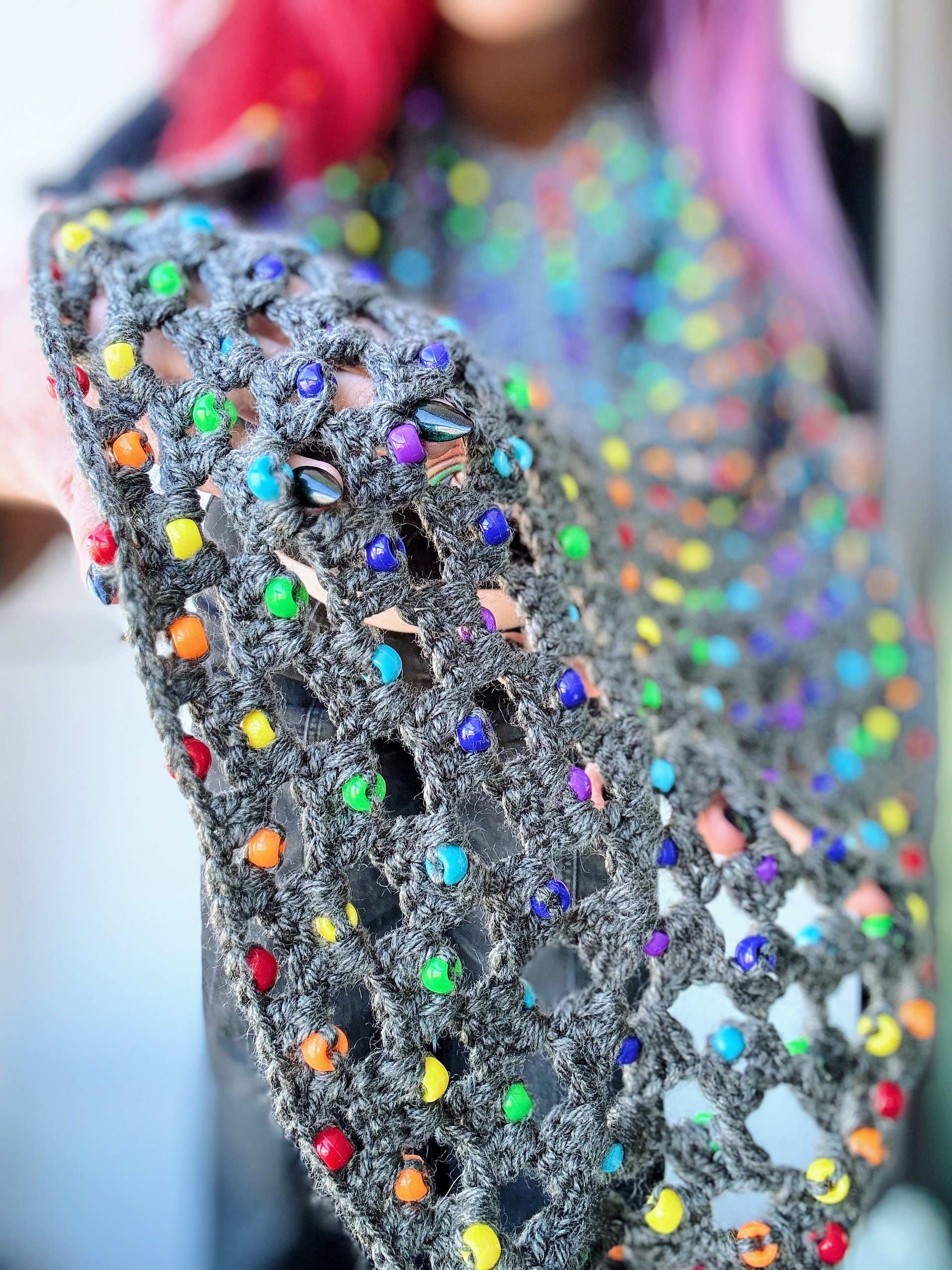 Beaded Triangle Shawl product image (4)