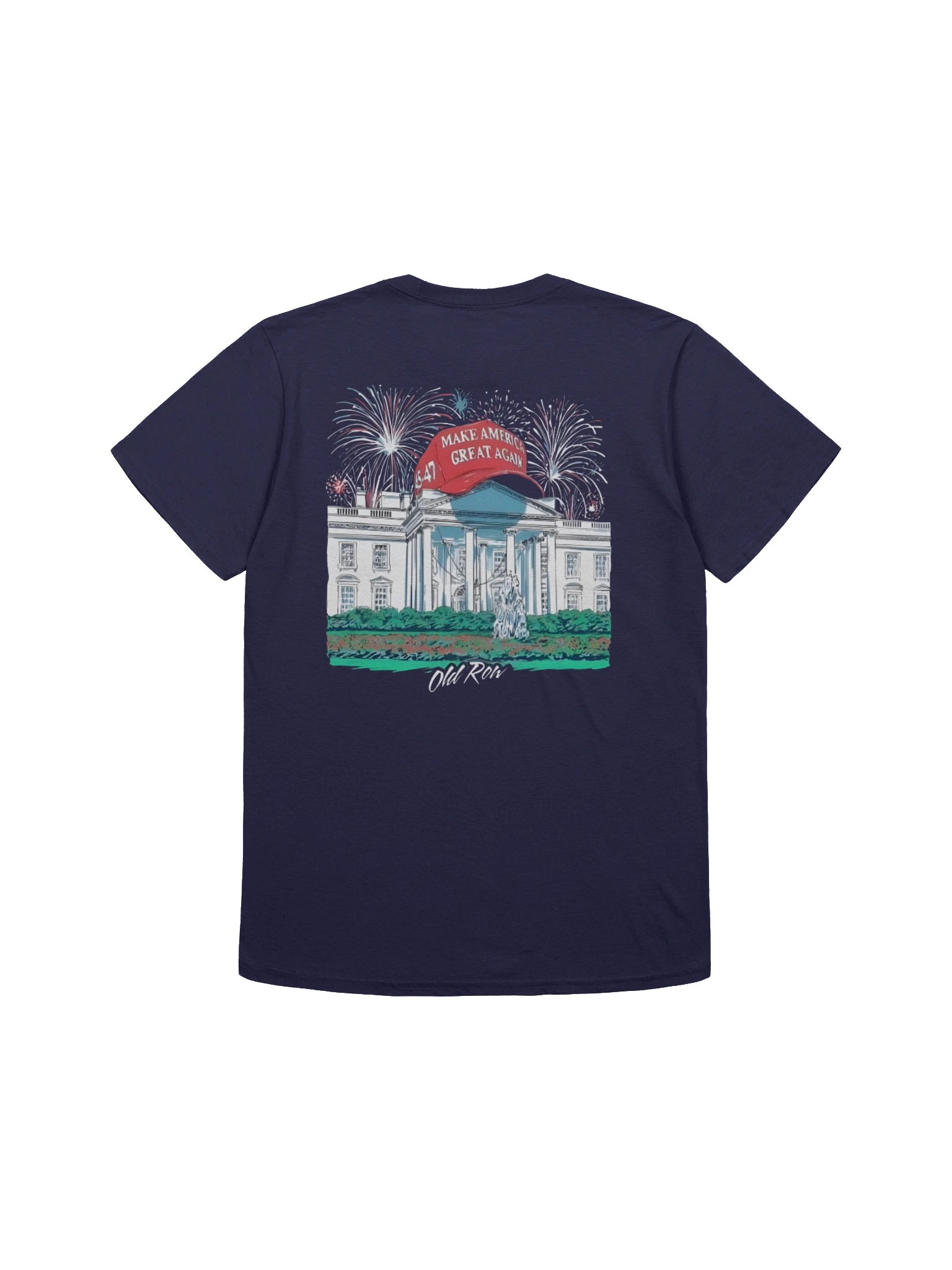 Trump 2024 White House Fireworks Shirt – Patriotic MAGA Viral Statement product image (2)