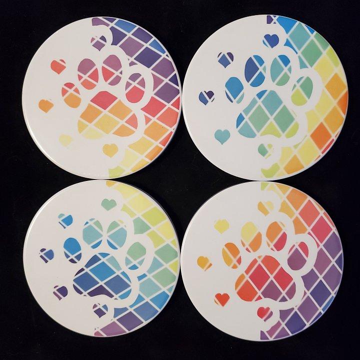 Cat Paw Coaster Set product image (1)