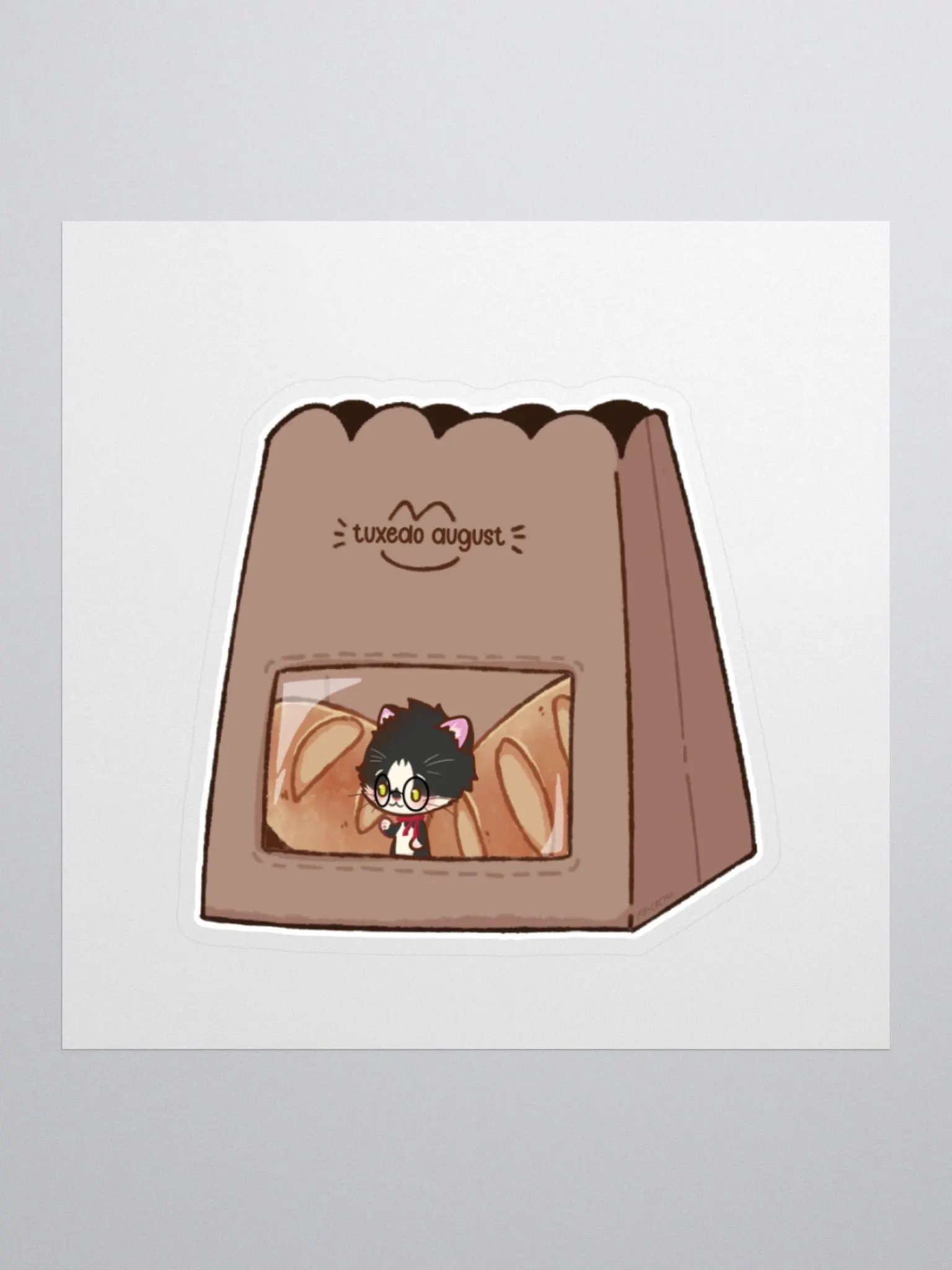 August Baguette Bag Sticker product image (1)