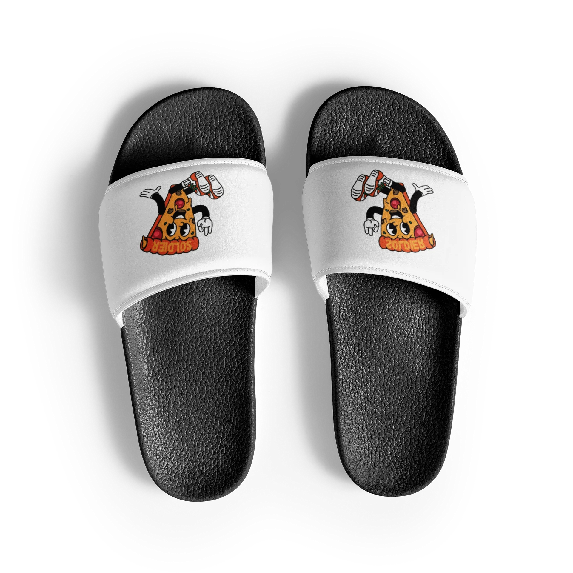 Pizza Soldier Men's Slides product image (2)
