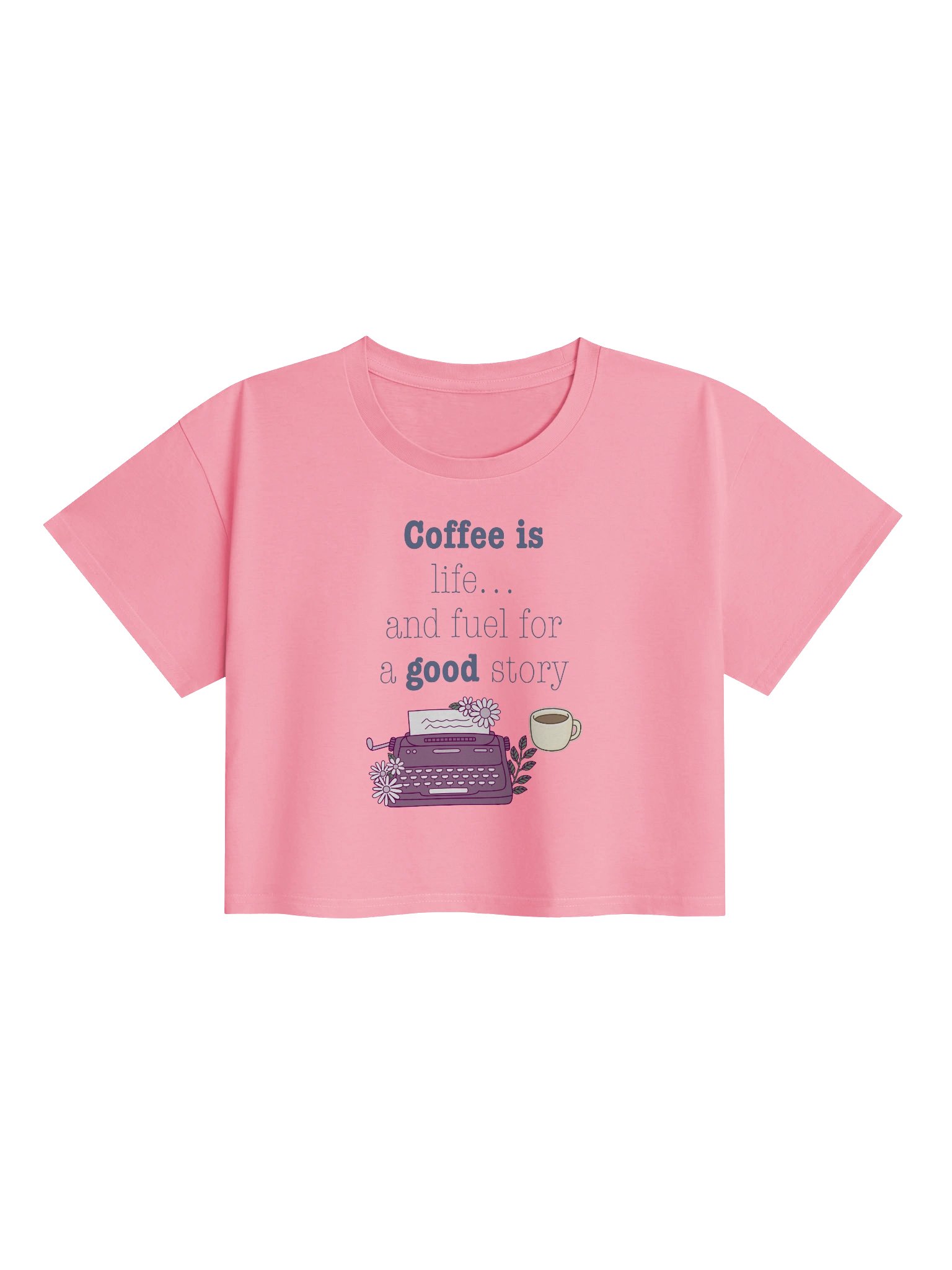 Coffee is Life Crop Top product image (1)