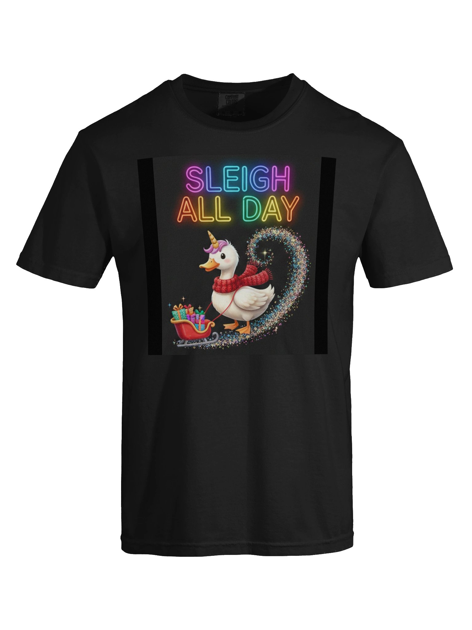 Sleigh All Day Duckicorn Holiday Tee product image (9)