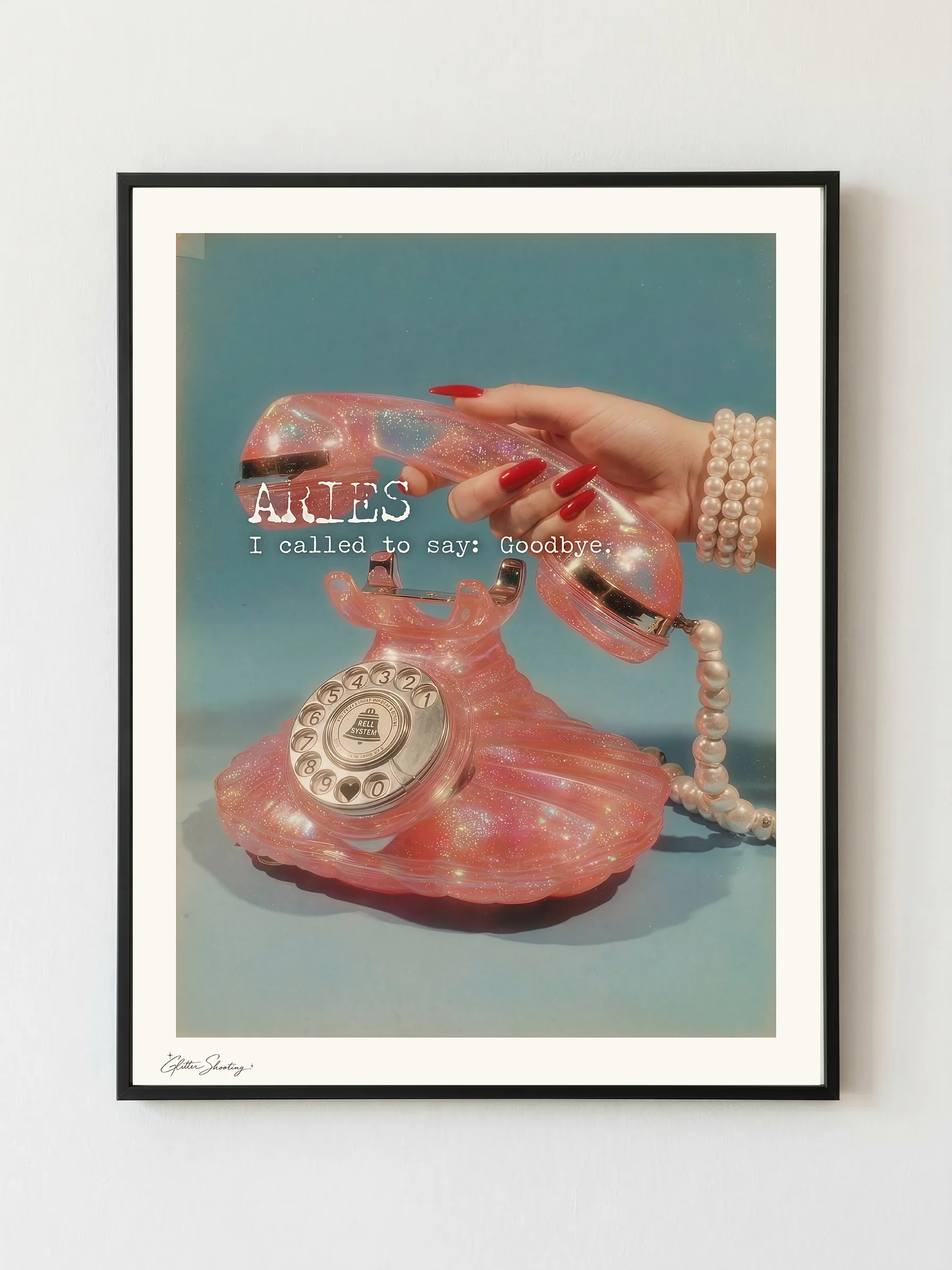 Aries Mermaid Zodiac Art Print product image (2)