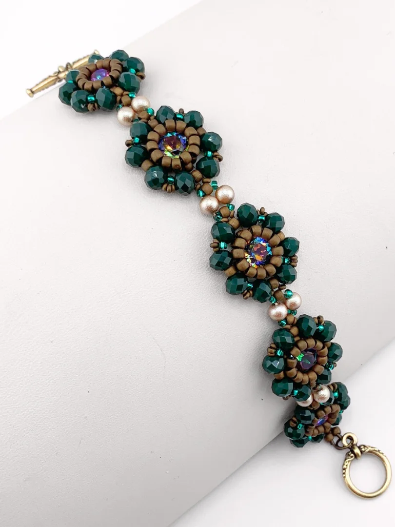 Beading Pattern - Cloverlight Crystal Bracelet product image (3)