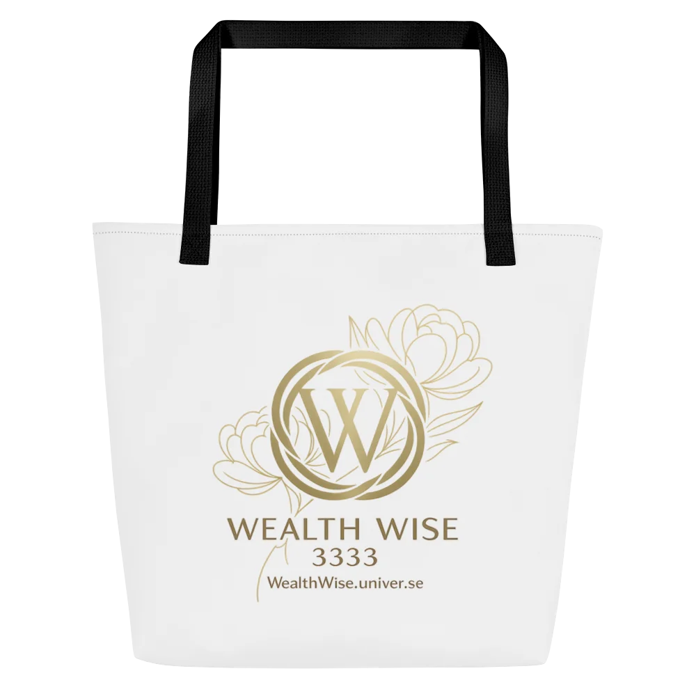 Wealth Wise 3333 Gold Monogram Tote product image (1)