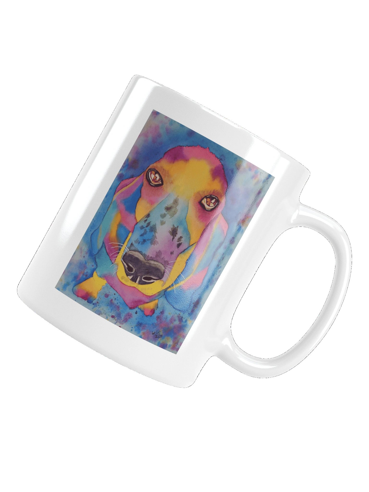 Twin Watercolor Dog Mug product image (16)