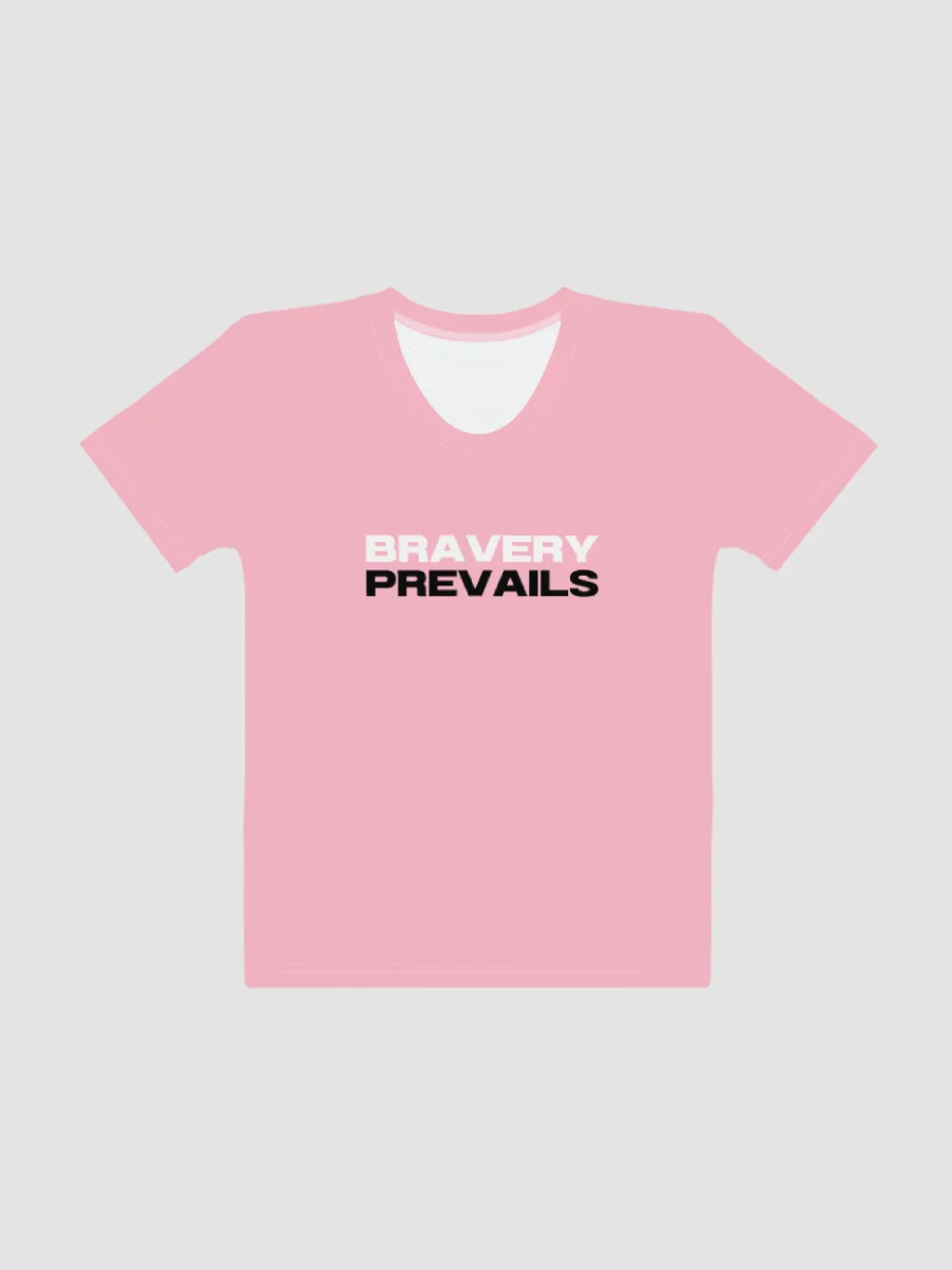 Breast Cancer Awareness: Bravery Prevails T-Shirt - Pink product image (6)