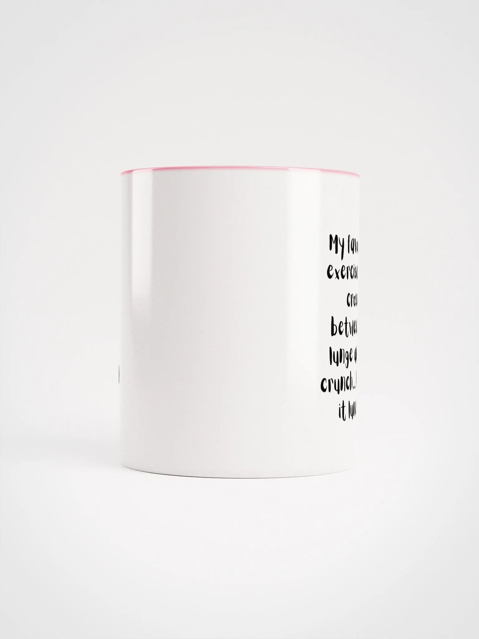 My Favorite Exercise Ceramic Mug product image (5)
