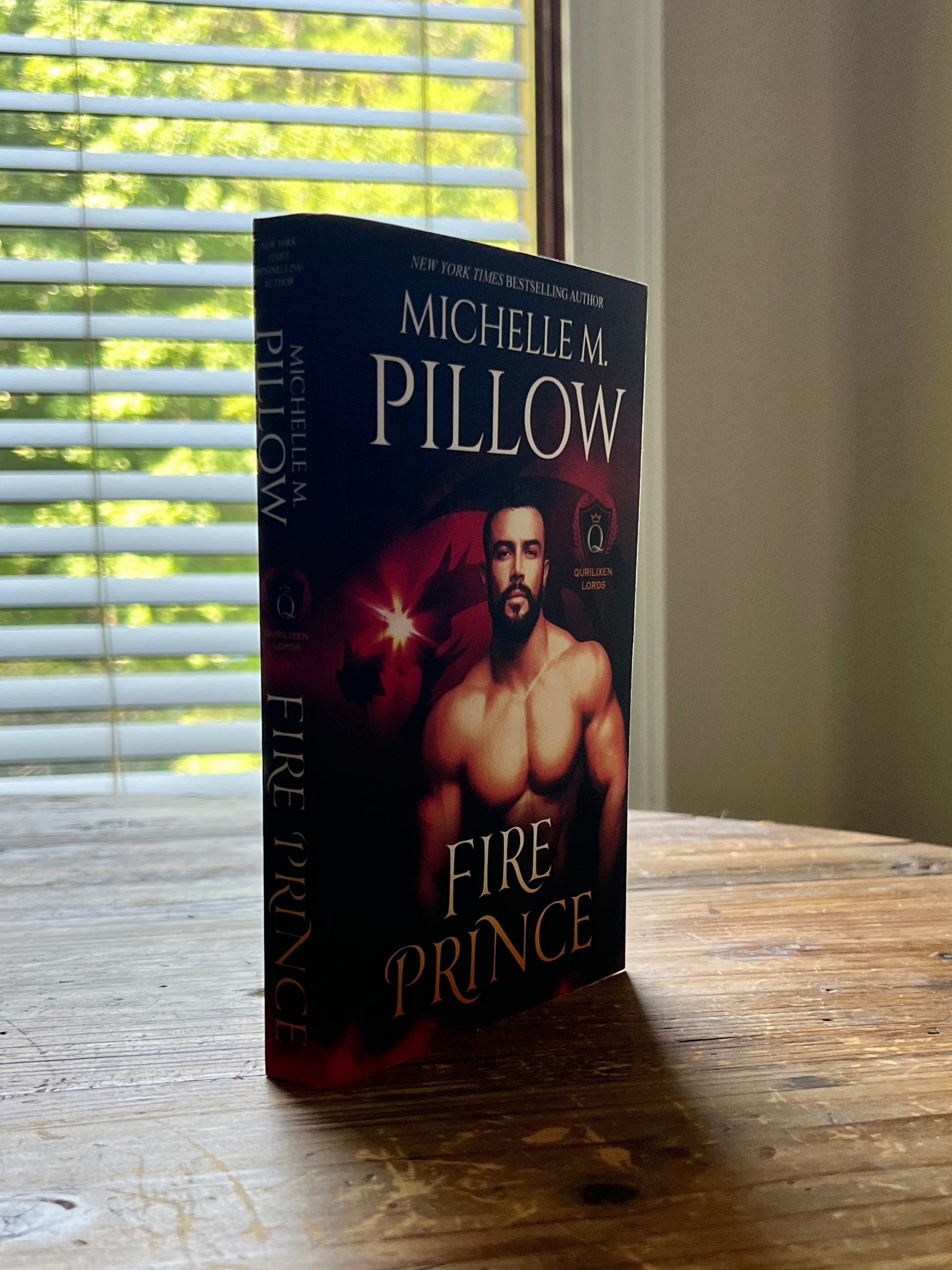 SIGNED: Fire Prince (Qurilixen Lords #4) Paperback product image (5)
