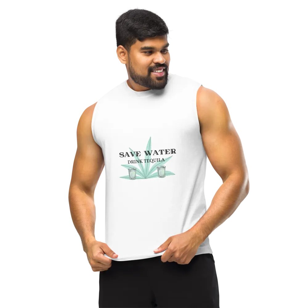 Save Water Muscle Tee product image (9)