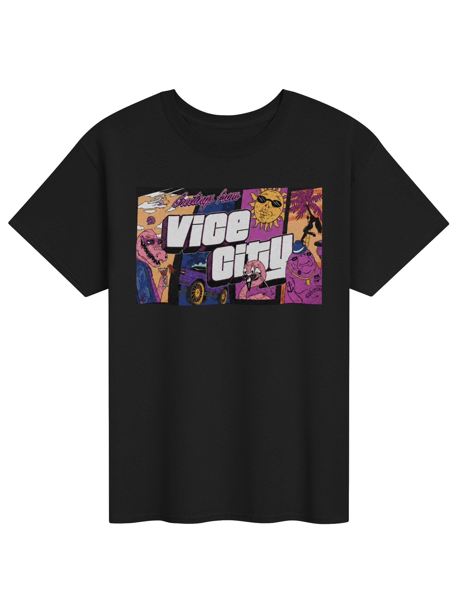 GTA VI Lucia Caminos Vice City Alligator T shirt product image (1)