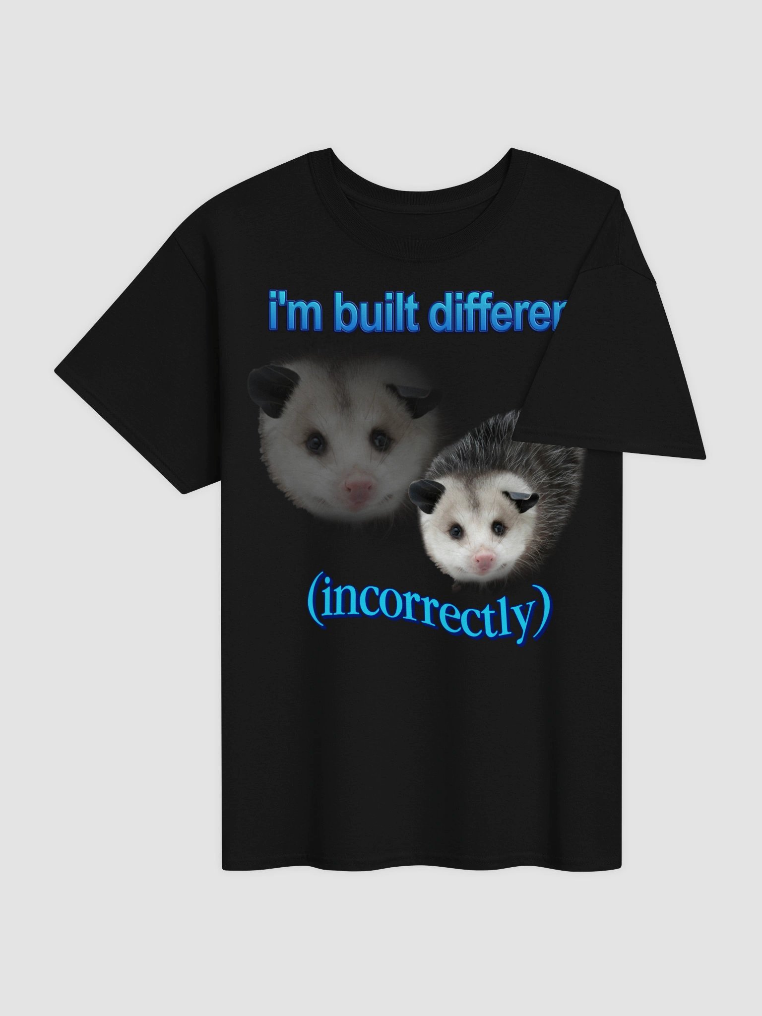 Built Different Possum T-shirt product image (36)