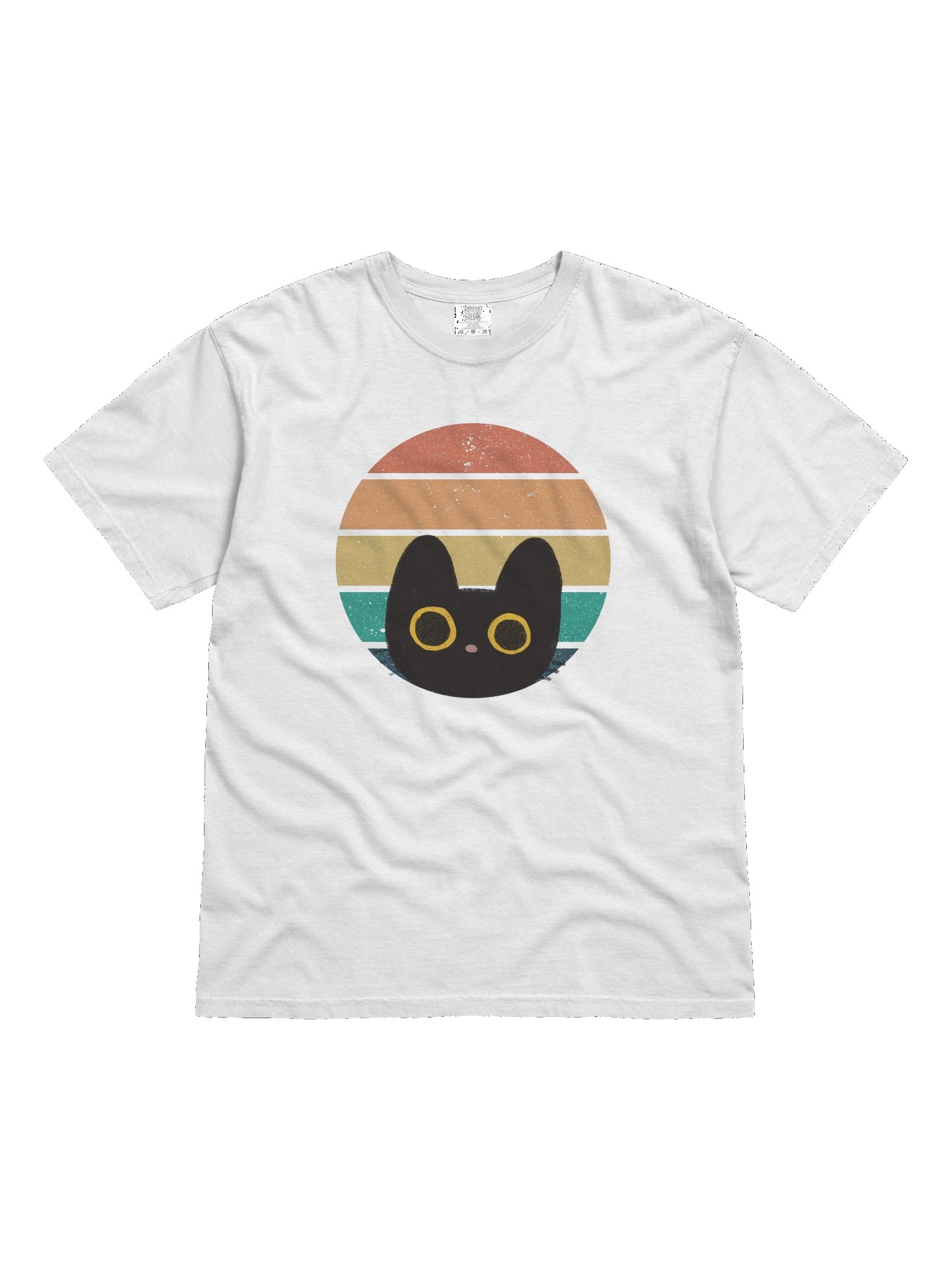 Retro Sunset Cat Tee for Cats Lovers product image (3)