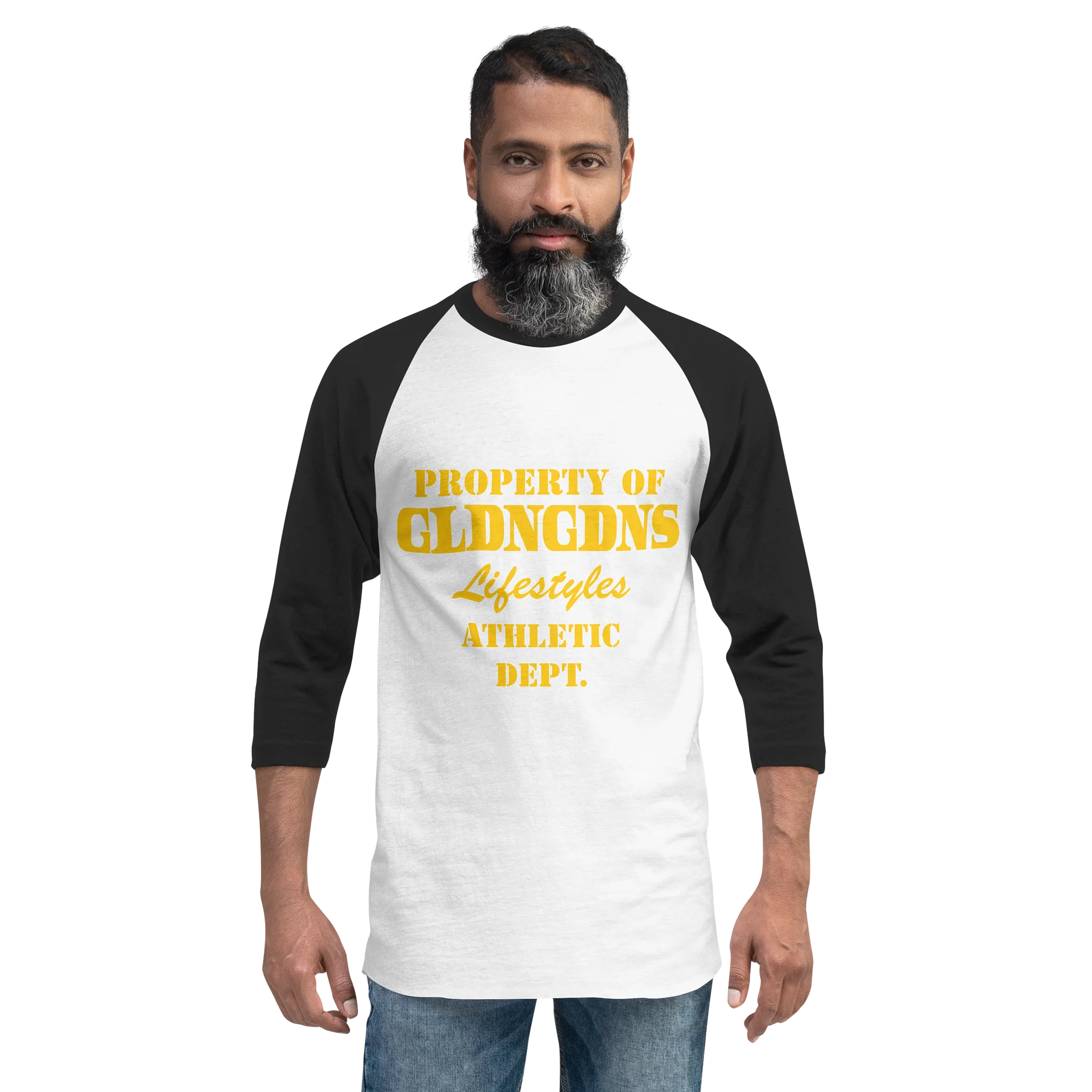 GldnVntg Athletic Dept. Raglan Cotton Tee product image (2)
