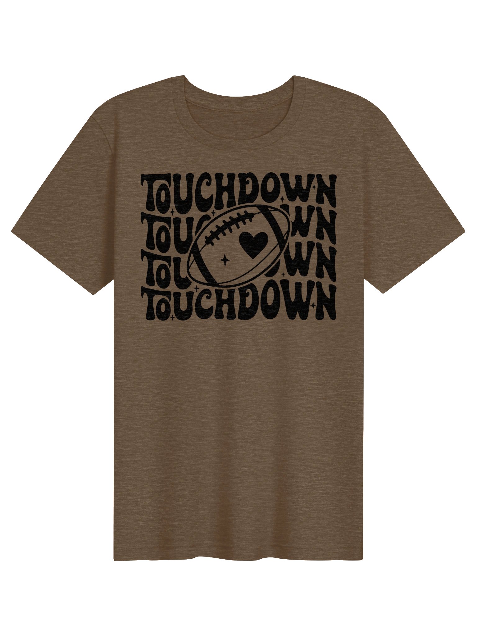 Touchdown Football T-Shirt | Retro Game Day Football Tee 🖤 product image (1)