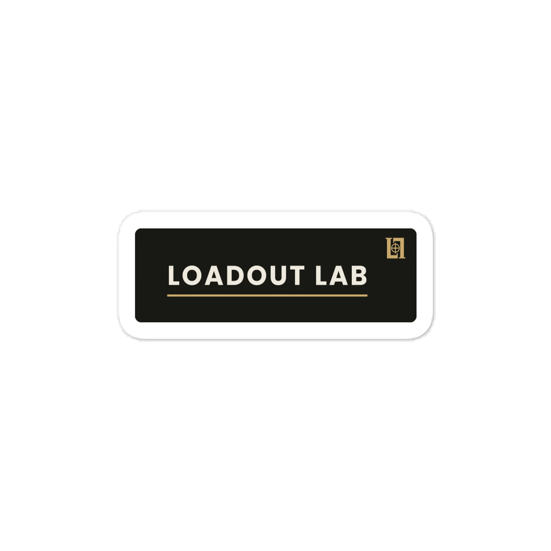 Loadout Lab Wordmark Sticker product image (1)