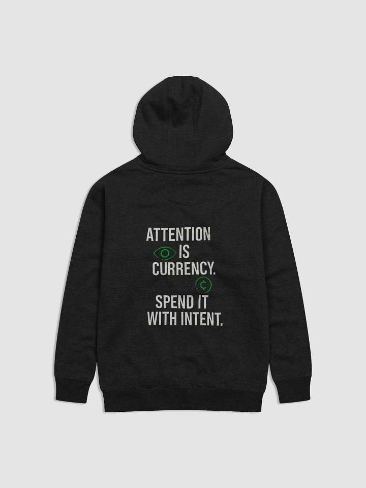 Attention is currency spend it with intent Hoodie B product image (15)
