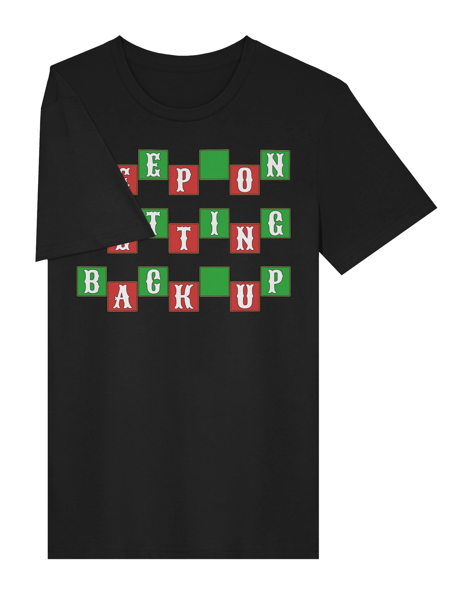Keep On Getting Back Up Resilience Unisex Organic Cotton Graphic T-shirt product image (17)