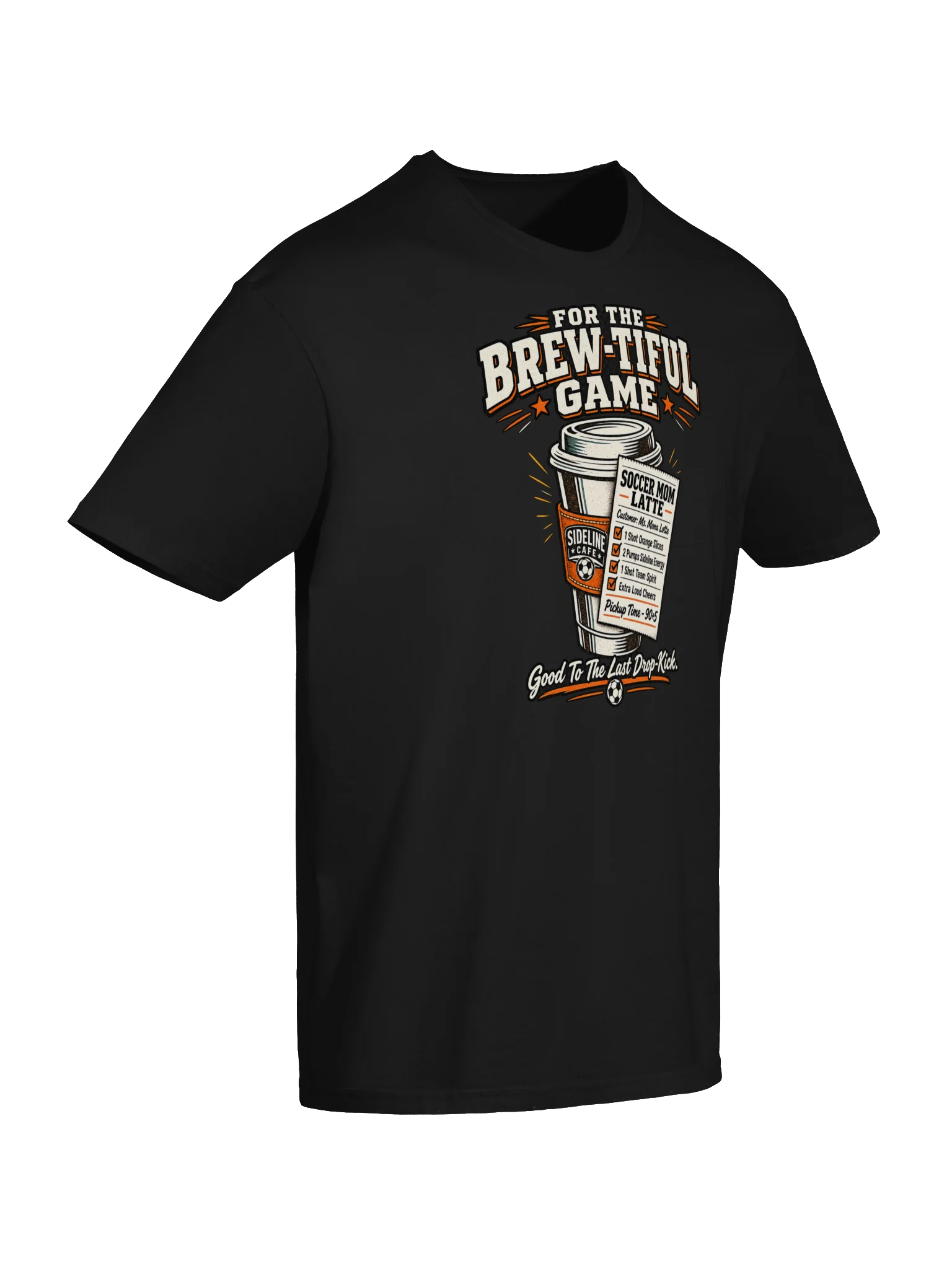 The BREW-tiful Game Soccer Coffee Tee product image (6)