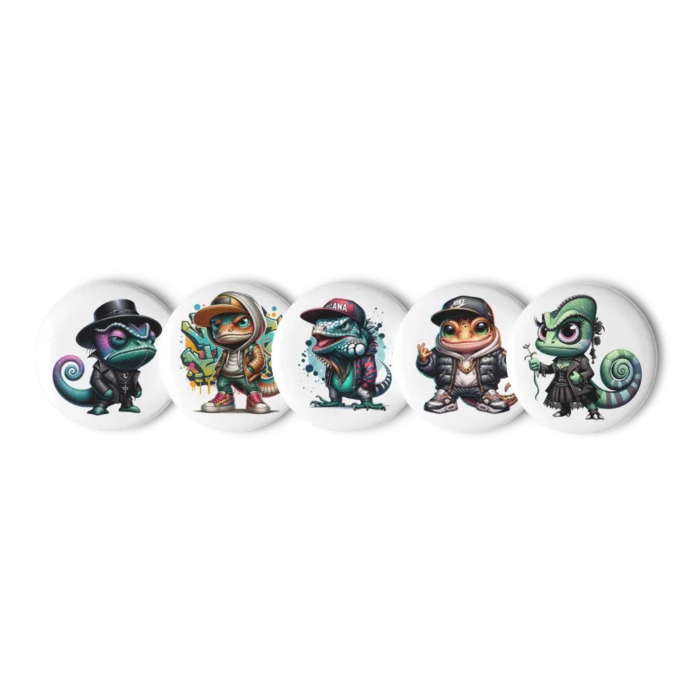 Rebellious Lizards Pin Set product image (1)