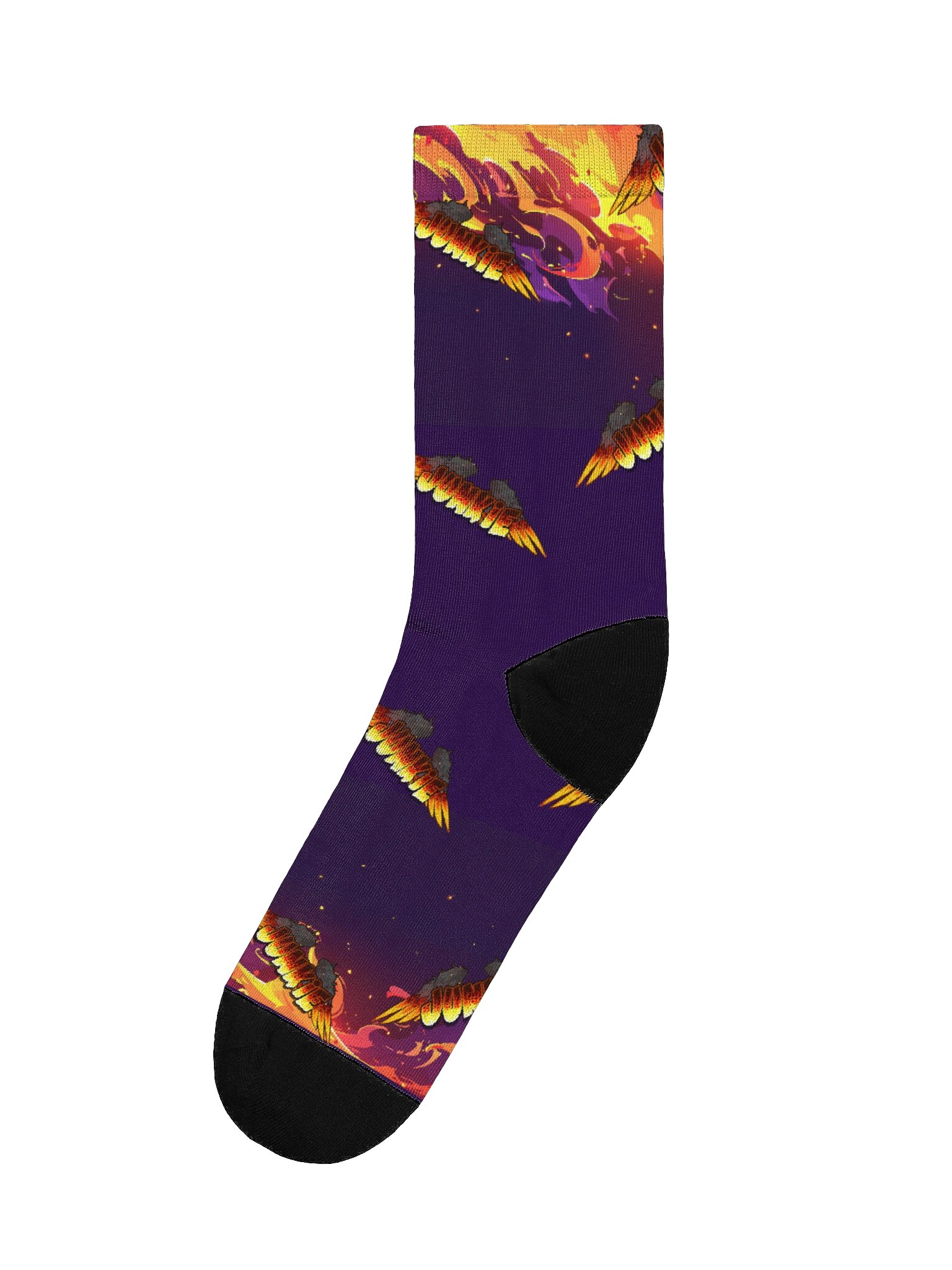 “Inferno Flow” – Junkie Project Socks product image (1)