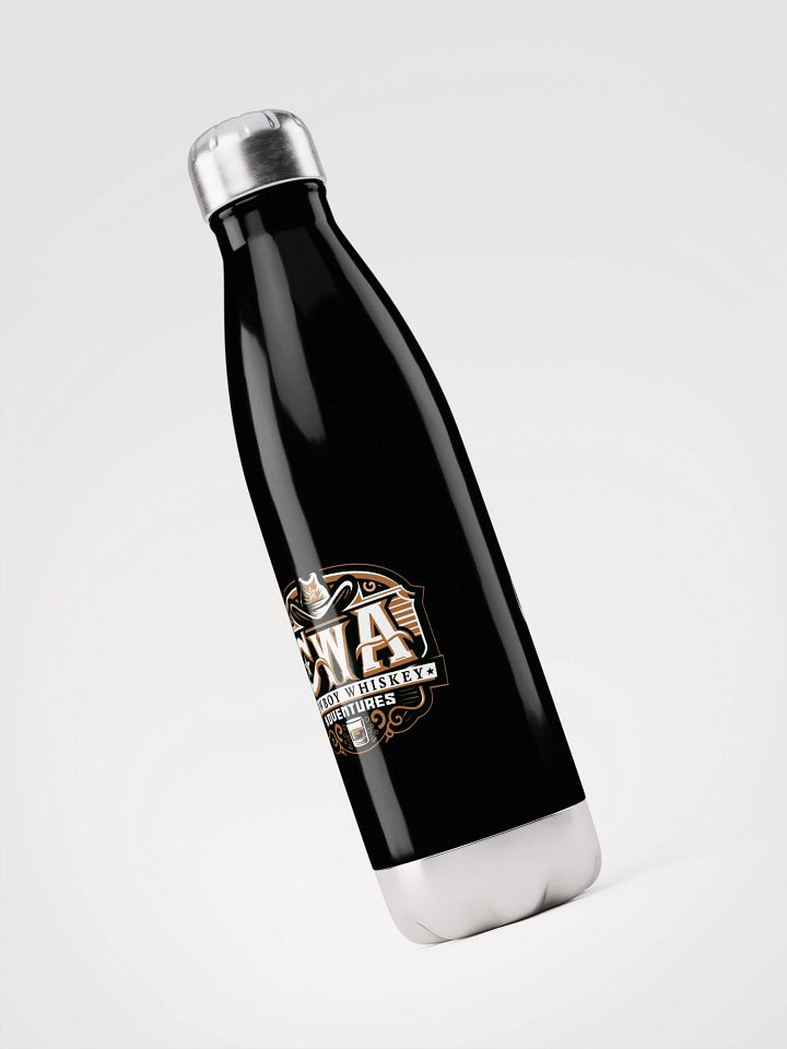 CWA Logo & Certified Whiskey Drinker water bottle product image (1)