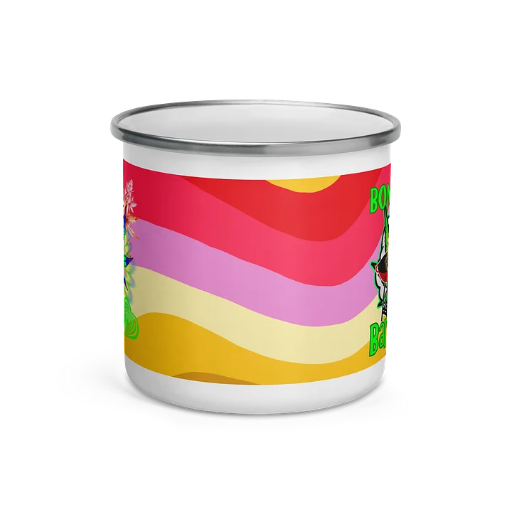 Bong Hits and Barbeque Enamel Mug product image (2)