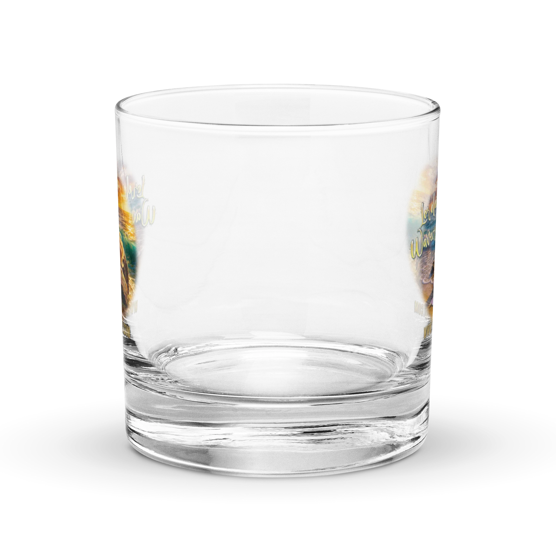 Lorelei Wavecrest Rocks Glass product image (1)