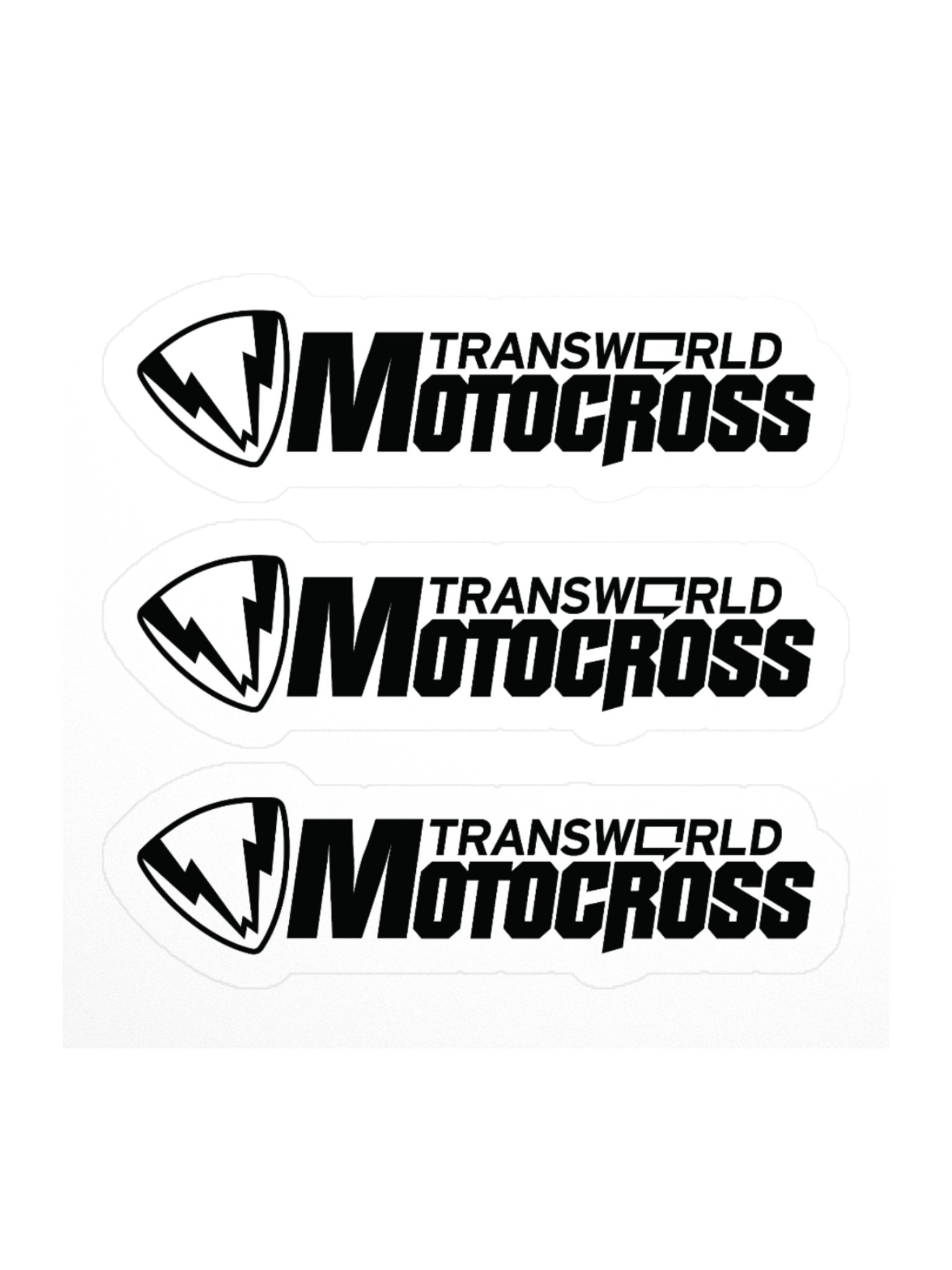 TransWorld Motocross Kiss Cut Stickers product image (1)