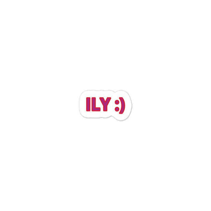 ILY Valentine’s Day Sticker product image (1)