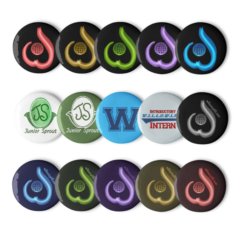 Button Pins Bundle (WILLOWISP Official) product image (1)