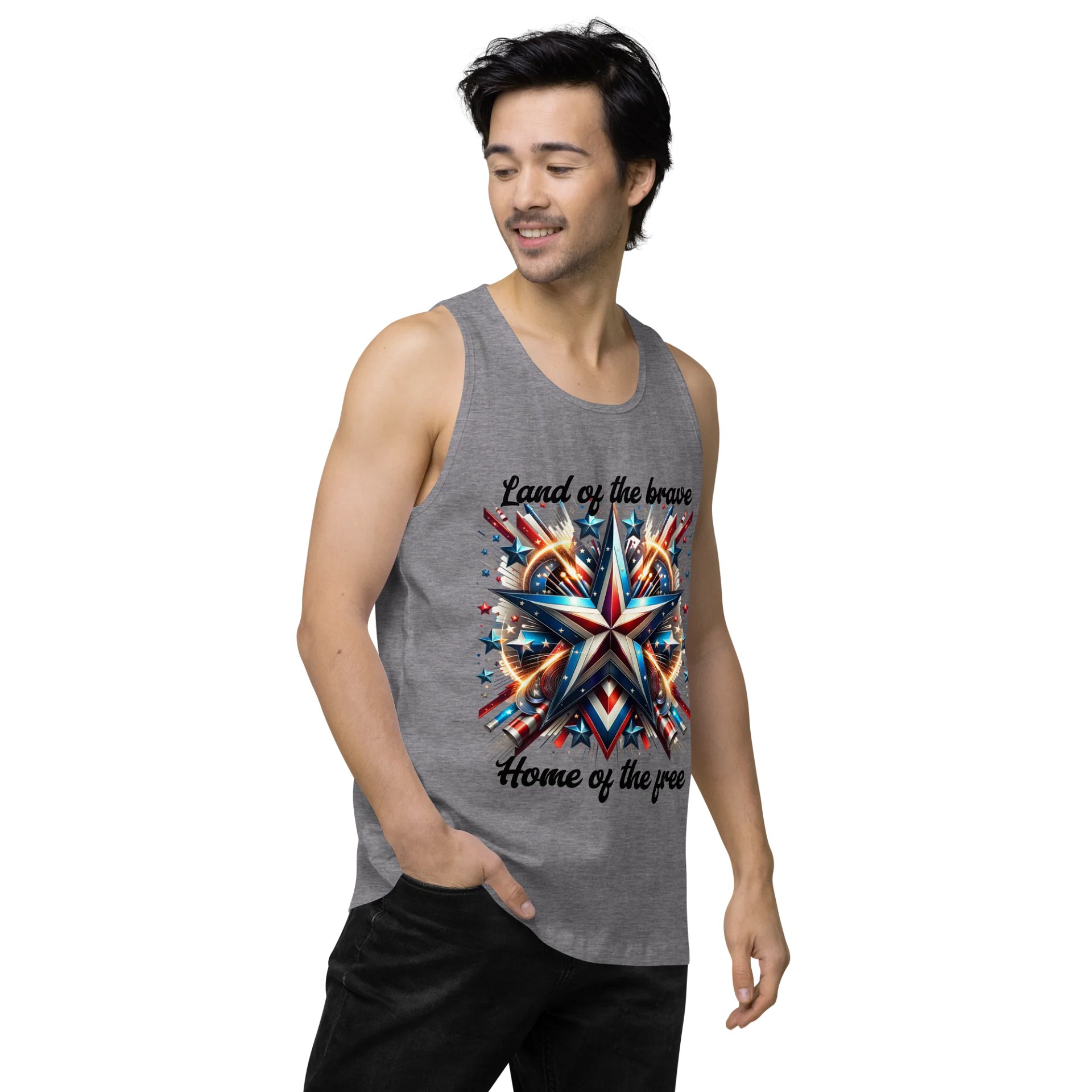 Land of The Brave Mens Tank product image (27)
