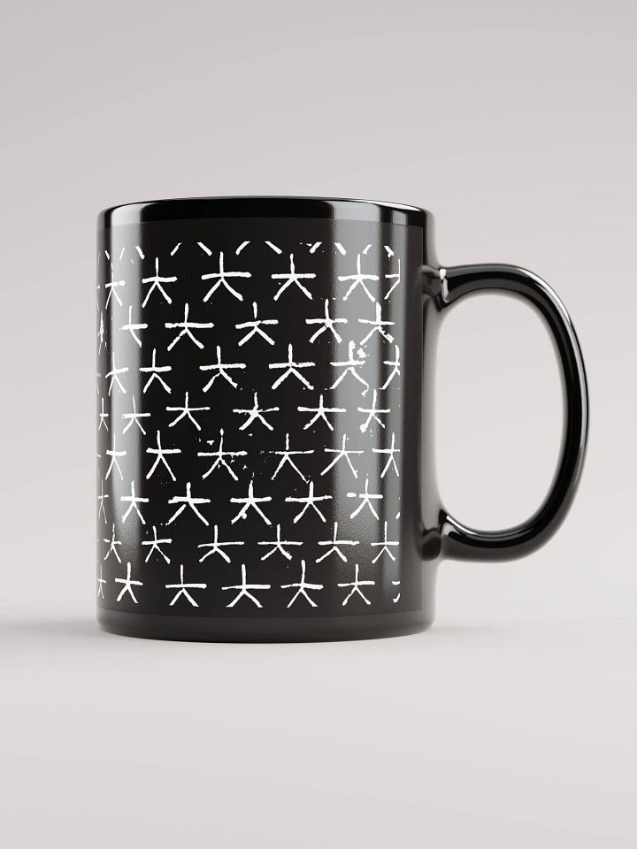 Nefertari Stars Black Coffee Mug product image (1)