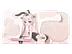 Cutie Bunny XL Mousemat