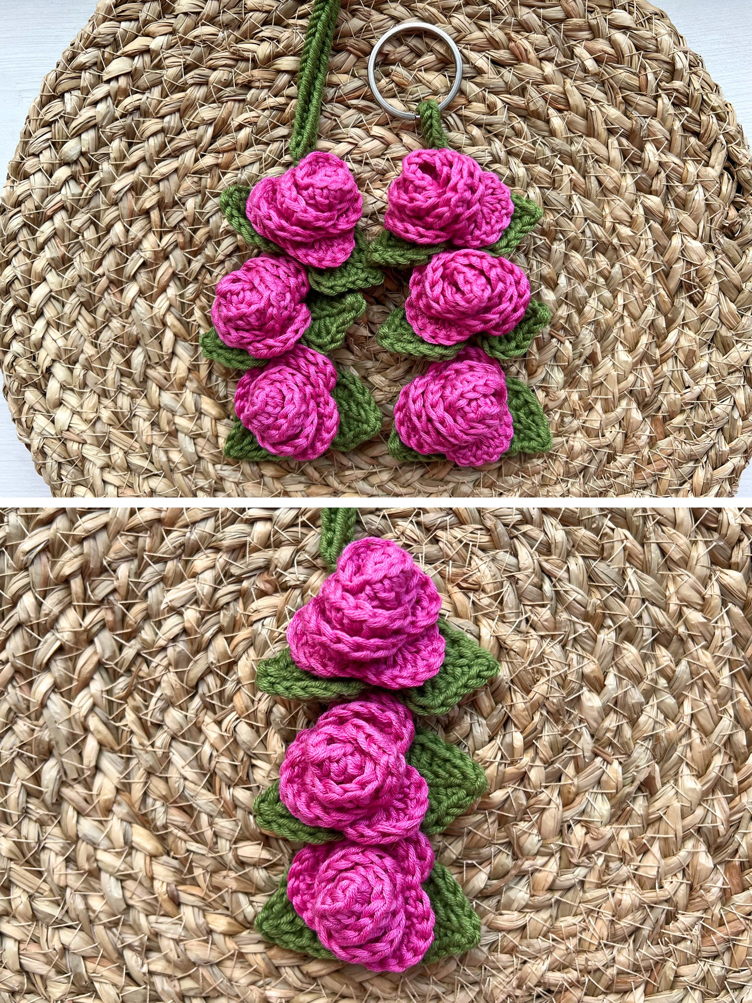 Crochet Pattern: The Rose Charm product image (3)