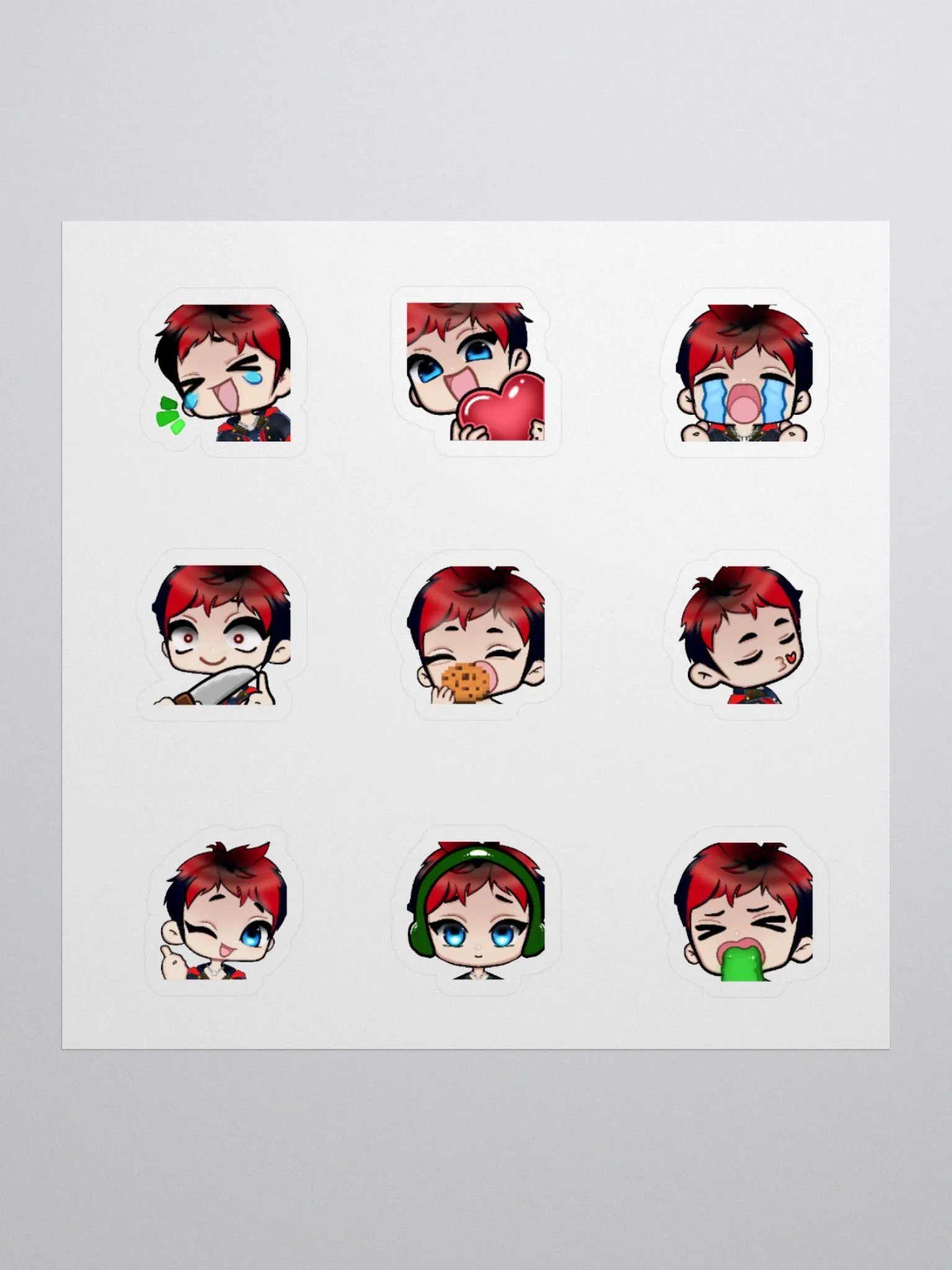 Sora_FL - Emote Stickerbogen product image (1)