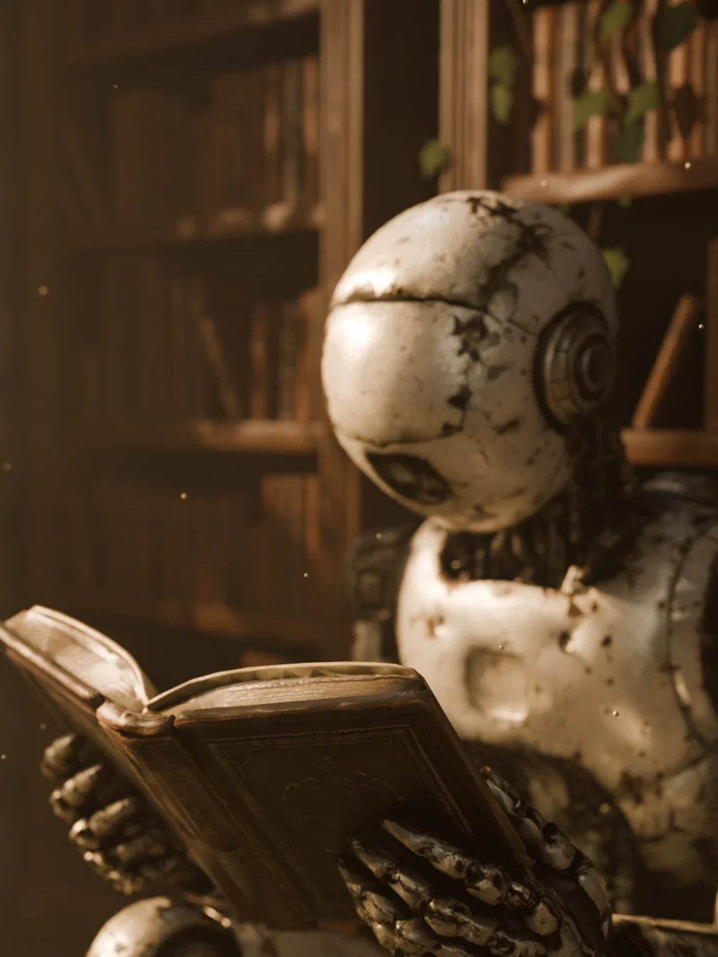 Robot in Library | Scene File product image (5)