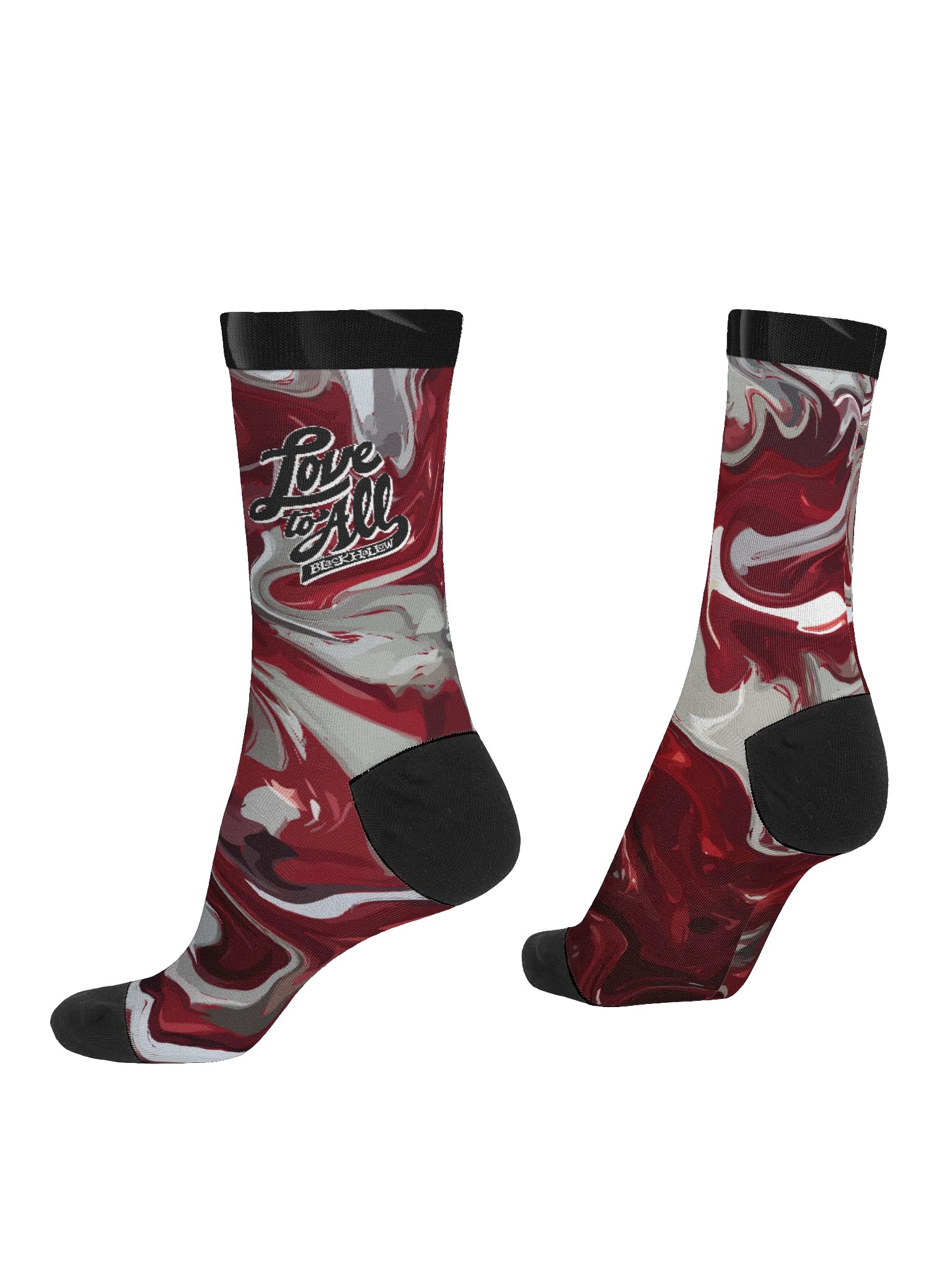 L2A Red Ink Crew Socks product image (5)