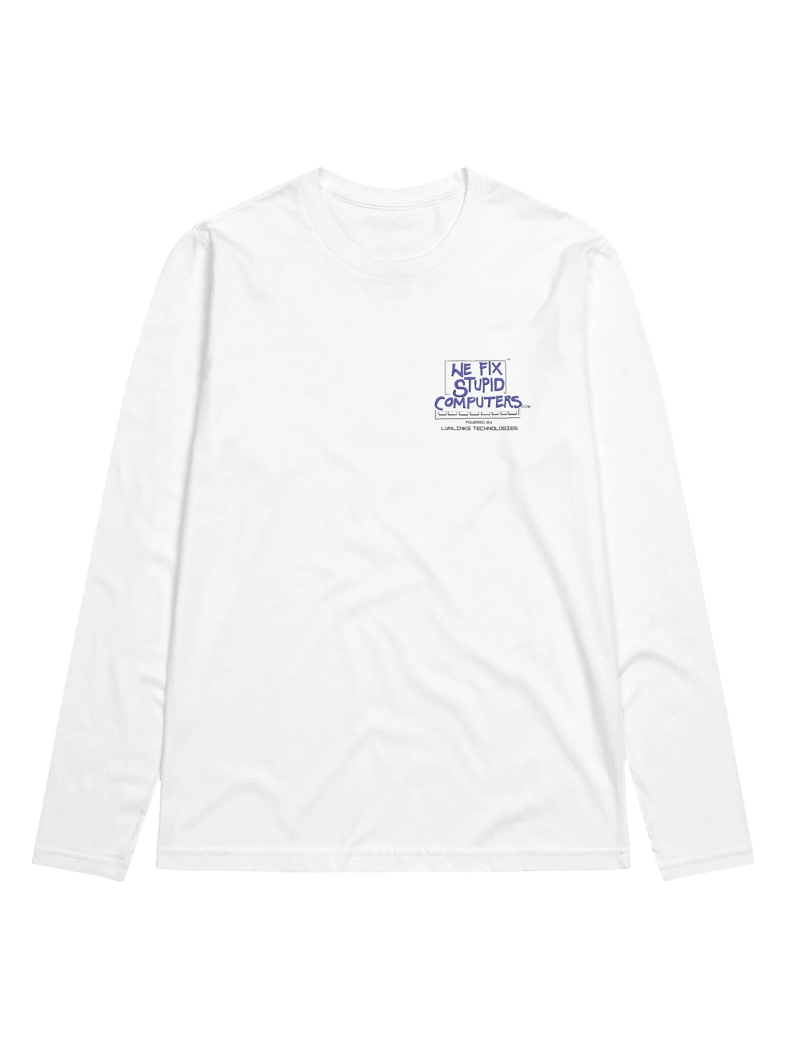"We Fix Stupid Computers" Tech Support L/S Tee product image (1)