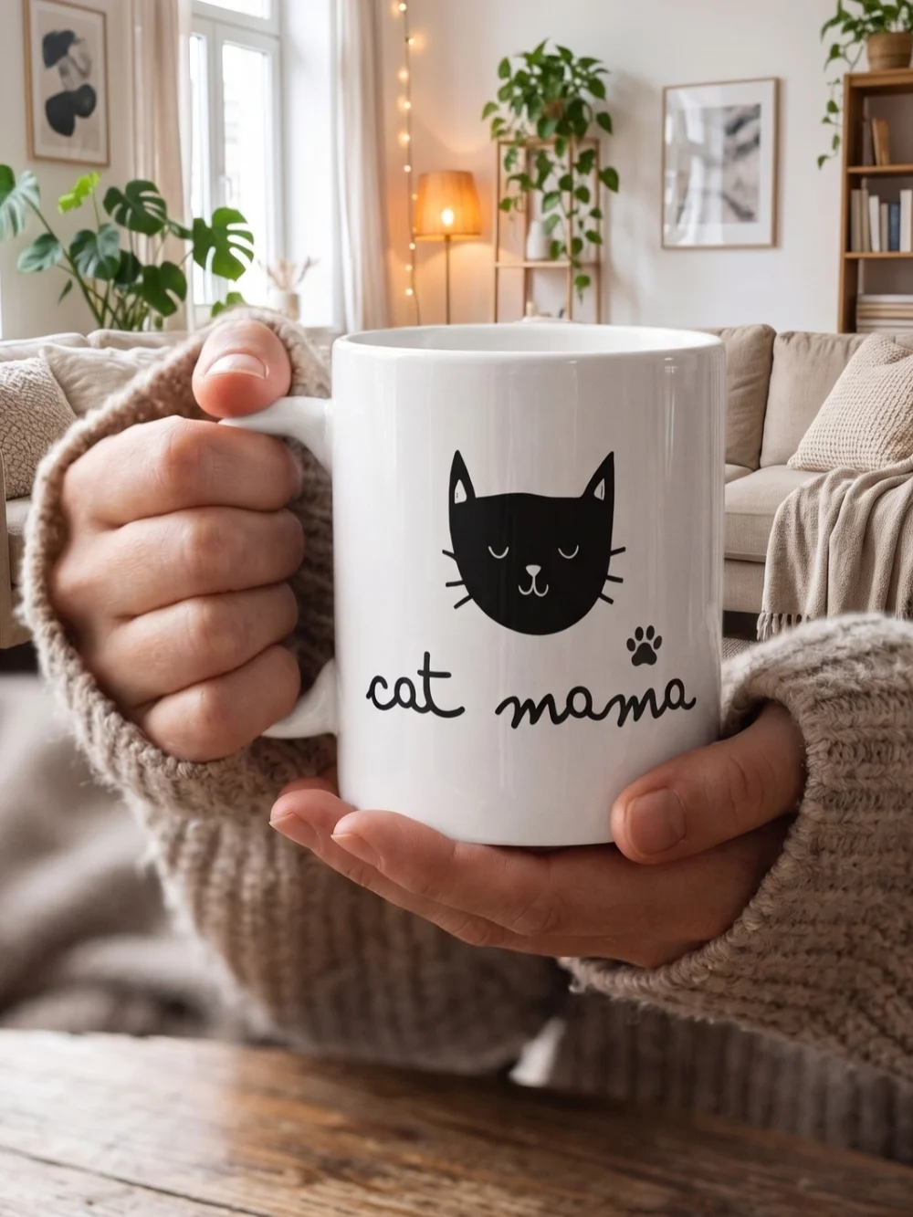 Cat Mama Mug | Gift for Cat Moms product image (1)