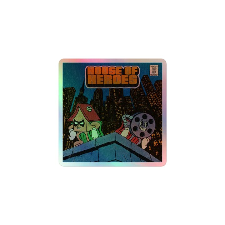 House of Heroes Holographic Sticker product image (1)
