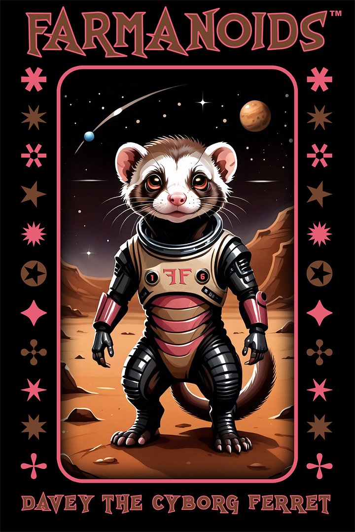 Davey The Cyborg Ferret product image (2)