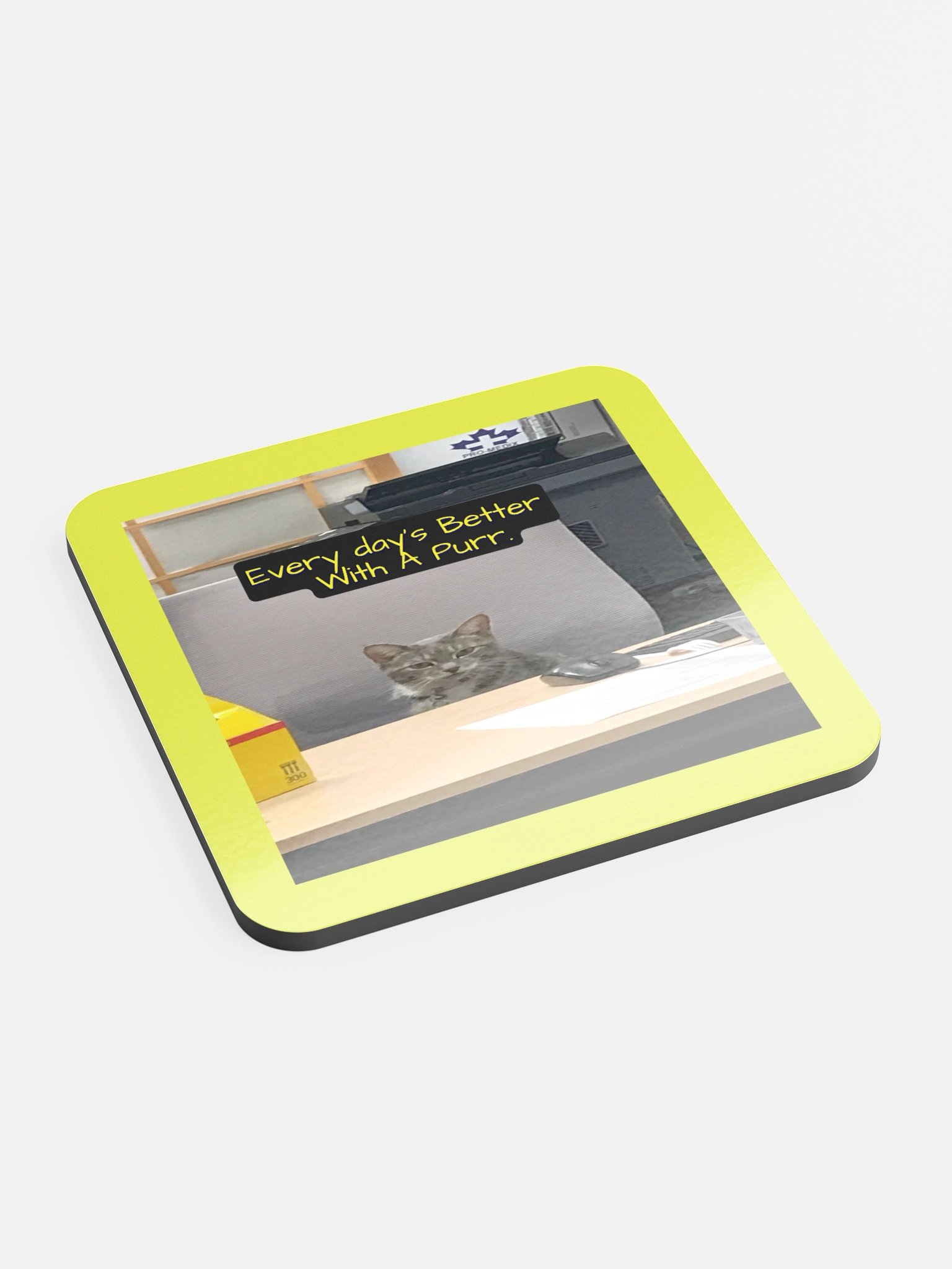 Purrfect Office Coaster product image (2)