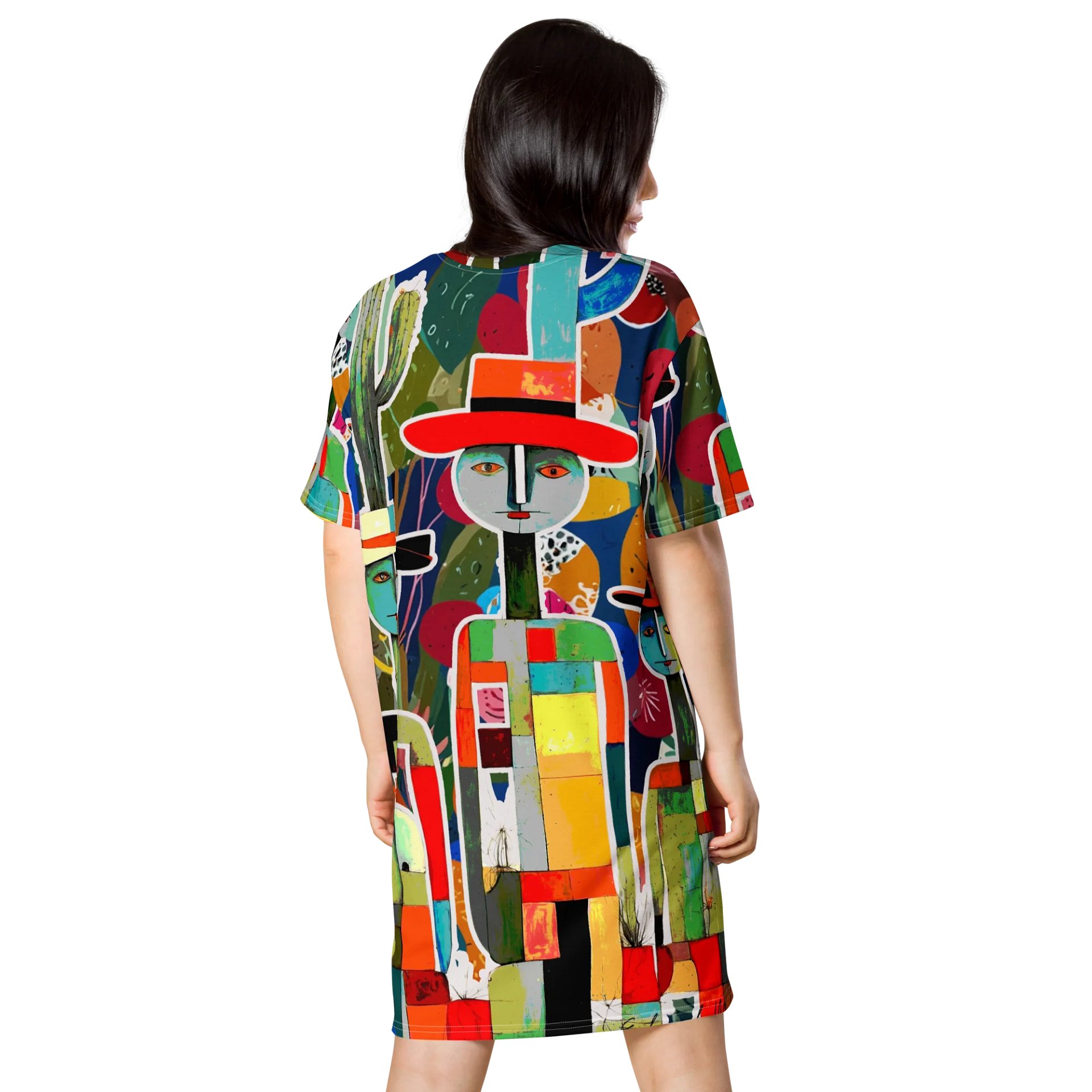 Cacti Amigos by Edward Martin T-Shirt Dress product image (2)