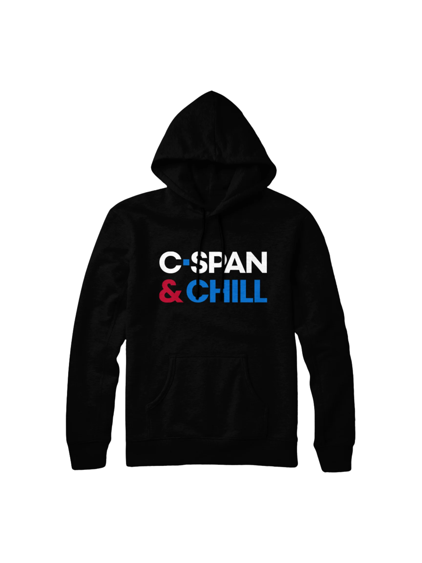 C-SPAN & Chill Black Hoodie product image (1)