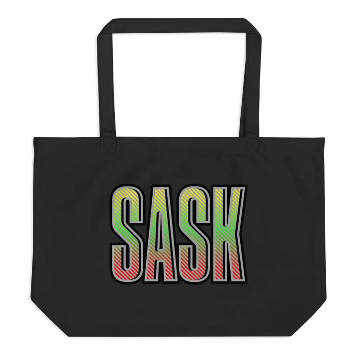 Sask Saskatoon Saskatchewan Striped Tote product image (1)