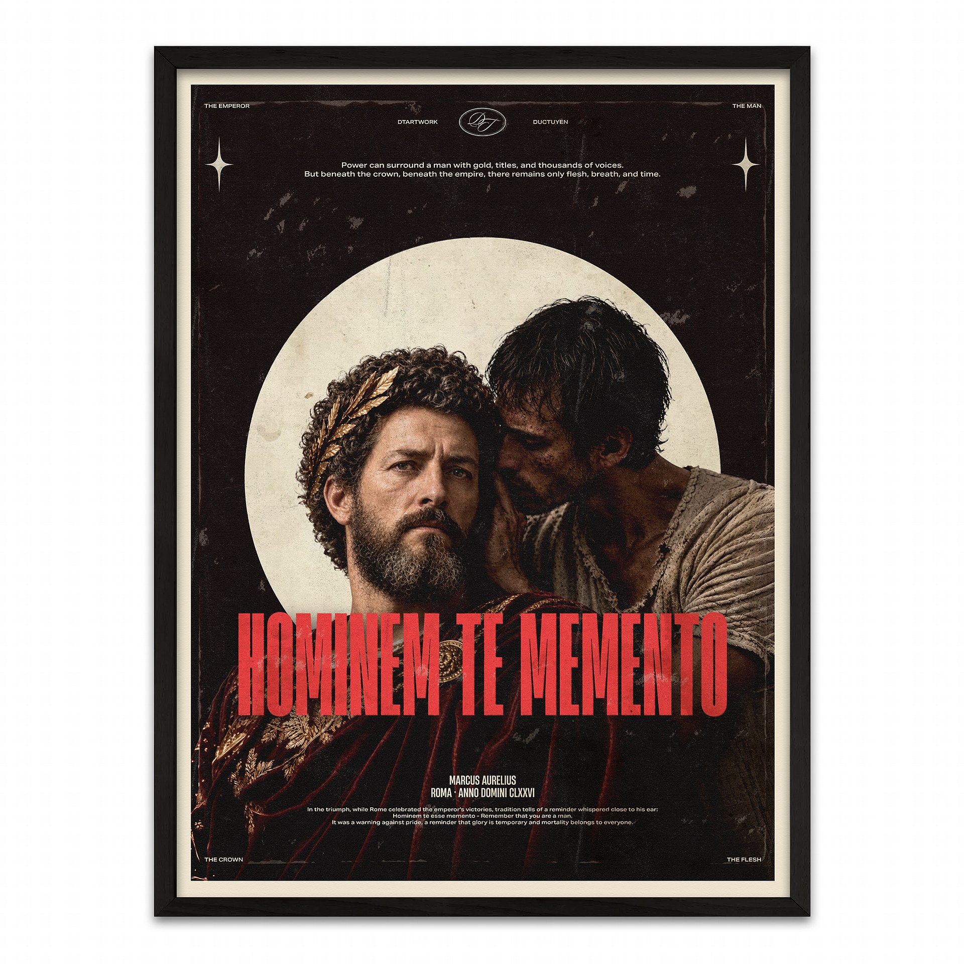 "JUST A MAN" Framed Poster product image (1)
