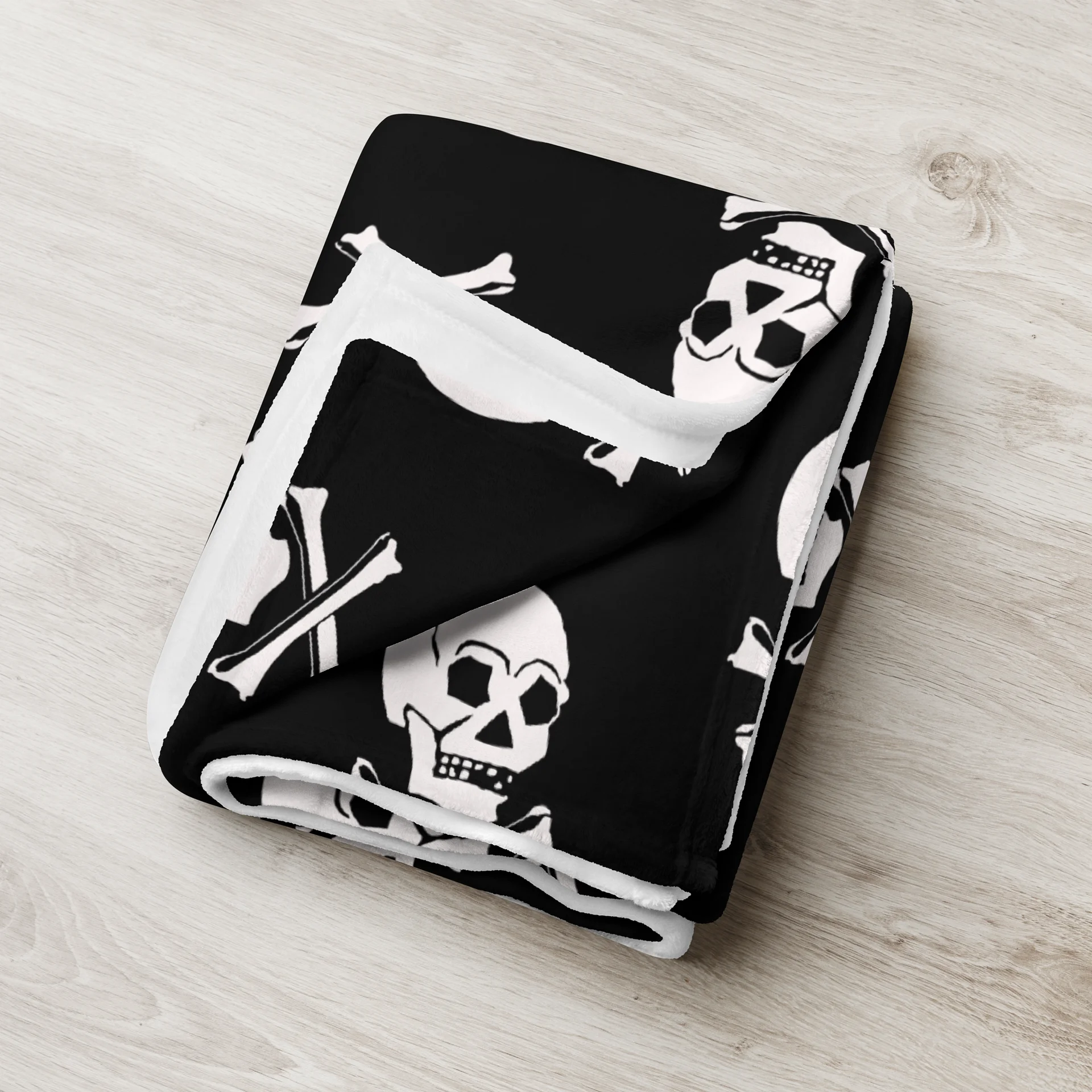 Skull & Crossbones Throw Blanket product image (8)