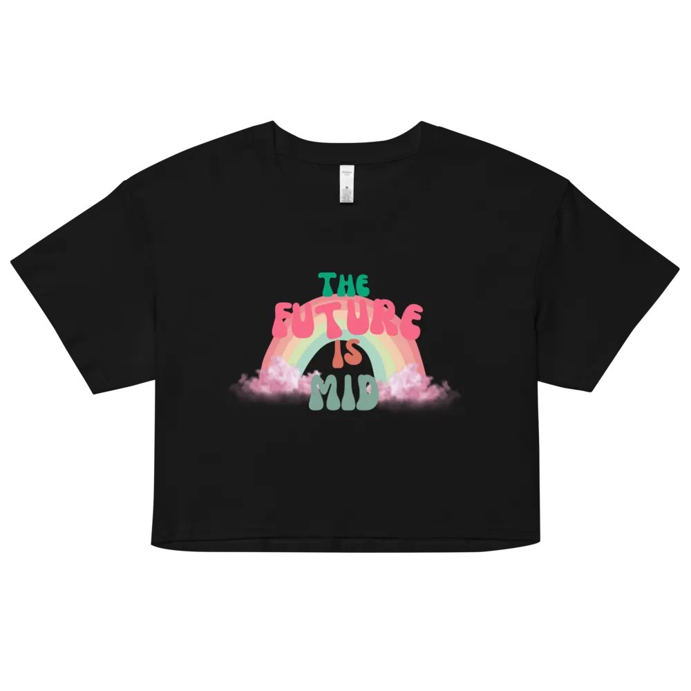The Future is Mid Retro Crop Top product image (11)
